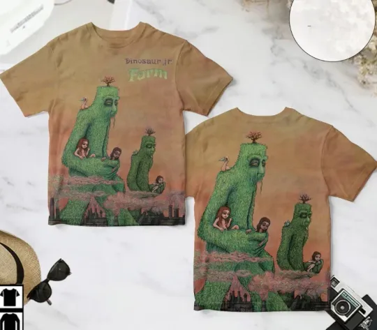 Dinosaur Jr Farm Album Cover AOP 3D T-Shirt