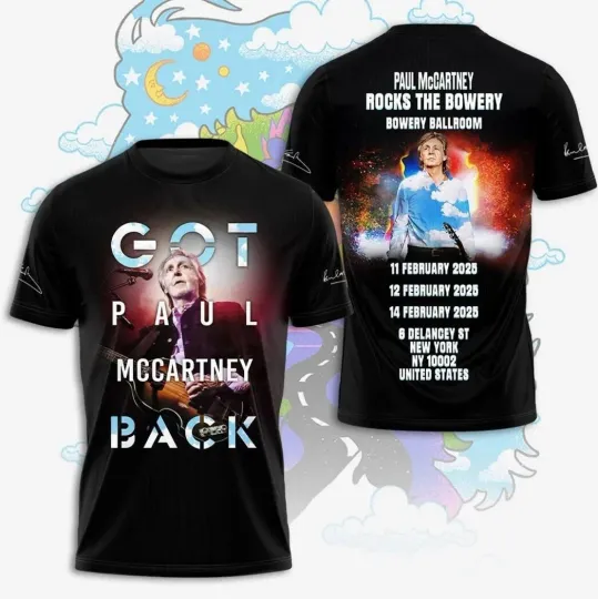 GOT P mccartney Back 3D T-Shirt