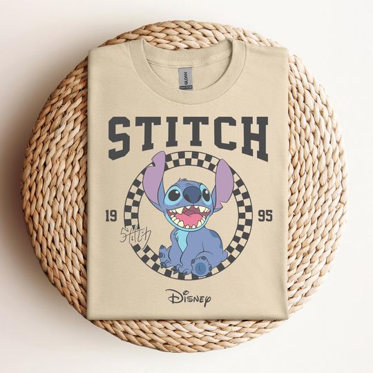 Discover Retro Disney Lilo And Stitch Shirt, Vintage Stitch Shirt, Disneyland Family Vacation Trip Gift, Disney Birthday Gifts, Disney Squad