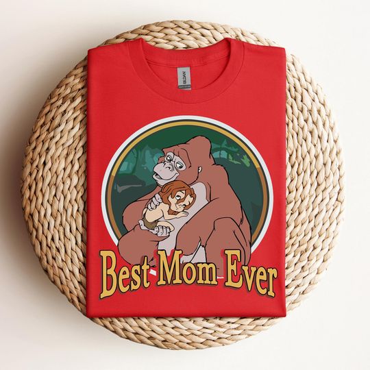 Disney Best Mom Ever Tarzan T-shirt, Kala Mom Mother's Day Gift Ideas Shirt, Gift for Mama Matching Tee, Disneyland Family Vacation Trip