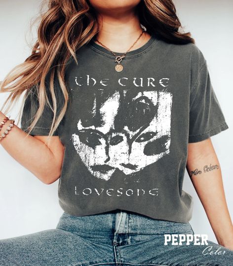 The Cure Rock Band Shirt , The Cure vintage, The Cure gift t-shirt, The Cure Love Song Shirt