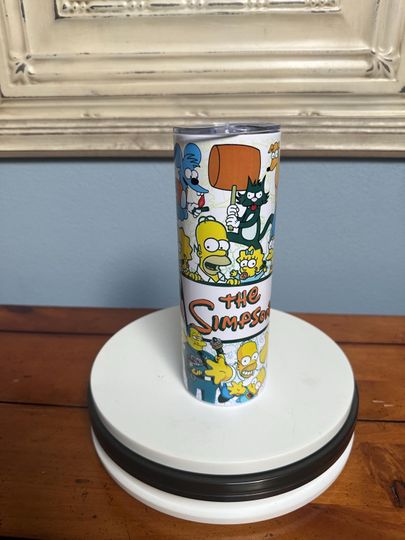 the SIMPSON's  tumbler  . great for hot and cold drinks and comes with a straw