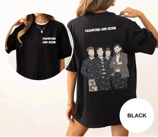 Retro Graphic T-Shirt – Mumford and Sons 2025 Tour Inspired Multicolor