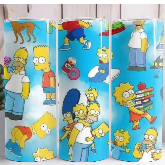 Simpsons Skinny Tumbler Custom Insulated Drinkware