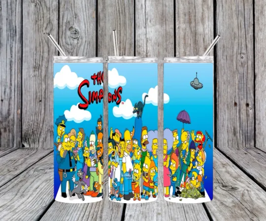 The Simpsons Insulated Skinny Travel Tumbler