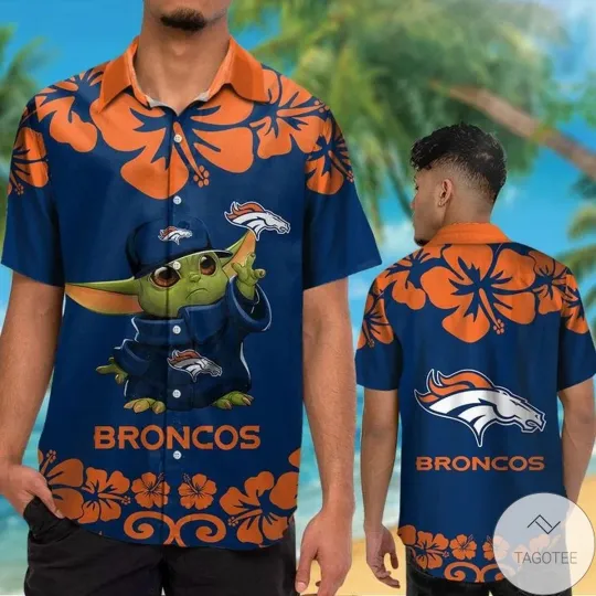 Discover Denverss Team Broncoss Cartoon Movie Hawaiian Shirt