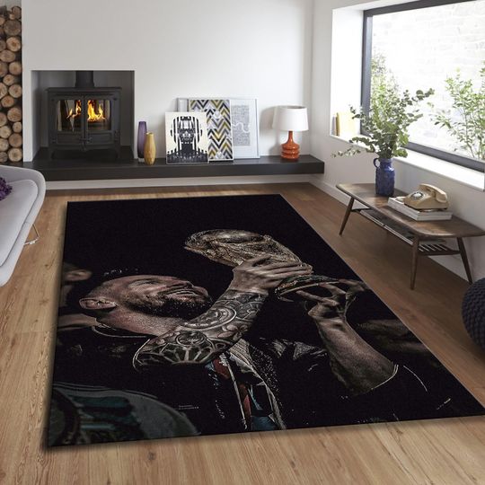 Messi Rug, Argentina Team Carpet, World Cup Champion Rug, Soccer Decor, GOAT Gift