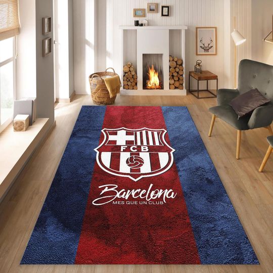 Barcelona Rug, Football Team Rug, Soccer Rug, Champions Rug, Area Living Room Rug