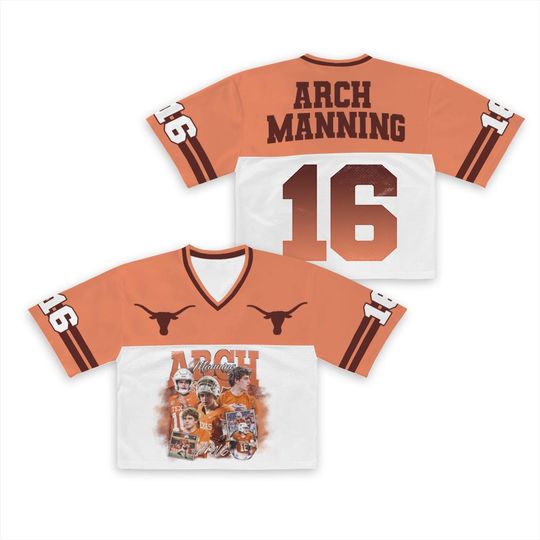 Arch Manning Croptop Mesh Baseball , Texas Croptop Mesh Baseball