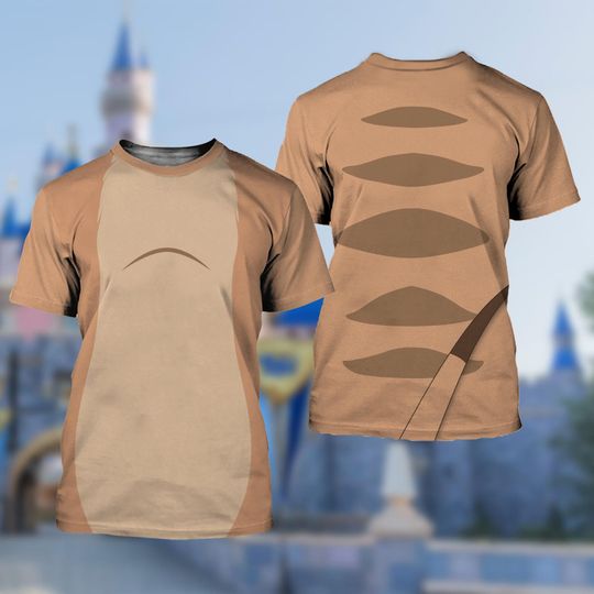The Lion King 3D Costume Shirt, Timon Mangut Cosplay Matching T-Shirt, Animal Kingdom Shirt, Gift For Friend, Halloween Costume for Family