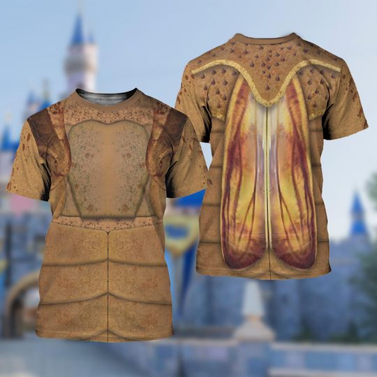 Disney Hopper 3D T-Shirt, A Bug's Life All Over Print Shirt, Costume Shirt, Villain Hopper Cartoon Cosplay Costume Shirt