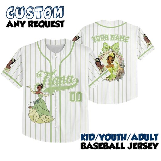 The Princess And The Frog Tiana Jersey, Disney Tiana Jersey