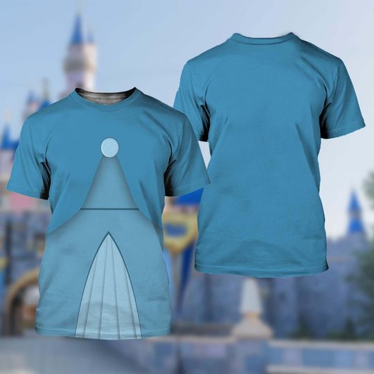 Fairy Merryweather 3D Cosplay Costume T-shirt, Sleeping Beauty Shirt, Merryweather Sleeping Beauty Mom Daughter Tee, Fairy Tee