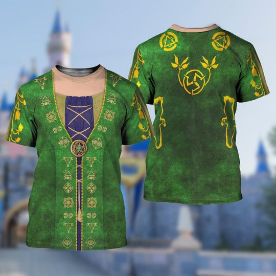 Disney Winifred Sanderson Hocus Pocus Costume T-shirt, Hocus Pocus Cosplay Costume Shirt, Disney Trip Sanderson Halloween Costume Shirt