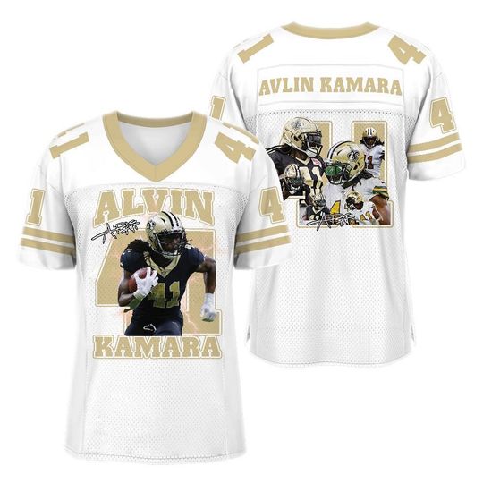Discover Alvin Kamara Football Jersey, New Orleans Football Jersey