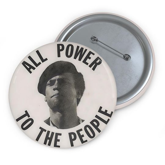 Huey P. Newton Political Pin Black Panther Pin Anti Trump Pin Civil Rights Pin Pin Button Badge Civil Rights Political Protest Badge