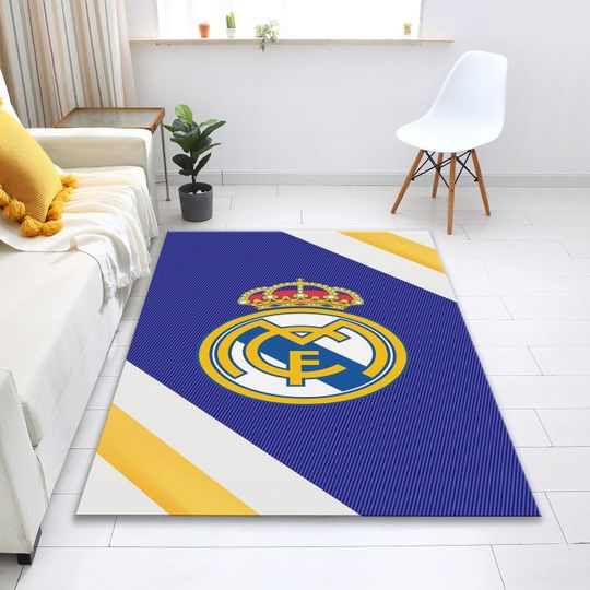 Discover Real Madrid Rug, Soccer Rug, Custom Rug, Area Rug, Popular Rug, Modern Rug, Sport Rug,RMA Fan Rug,Living Room Rug, Hala Madrid, Real Madrid,