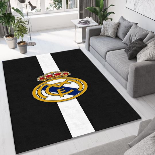 Rêal Madrid Rug, Teen Room Rug, Unique Rug, Elegant Rug, Stylish Rug, Kid Room Rug