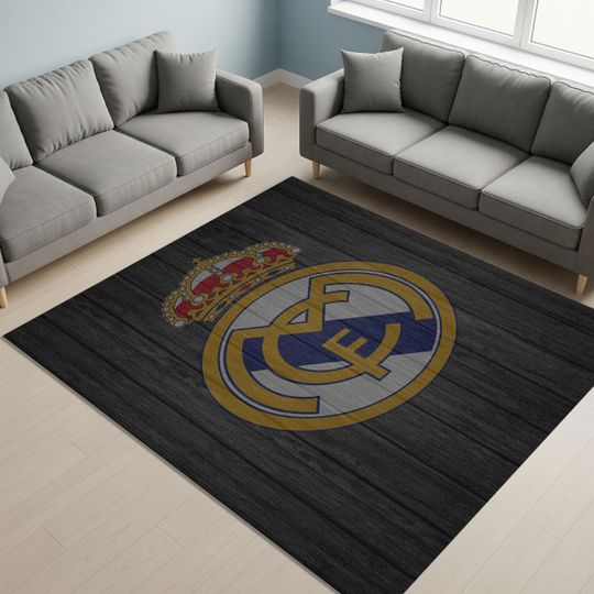Discover Real Madrid Rug, Football Team Rug, Soccer Rug, Champions Rug, Living Room Rug, Area Rug, Large Rug,Boyfriend Gift,Popular Rug,Anti-slip Rug