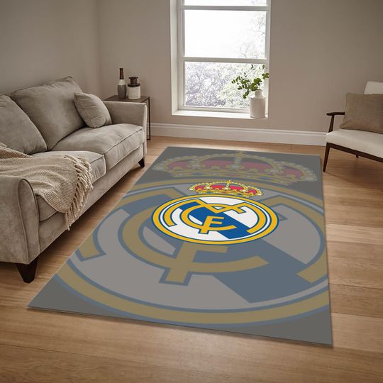 Rêal Madrid Rug, Champion Rug, Soccer Rug, Area Rug 10x12, Stylish Rug, Madridistas Rug