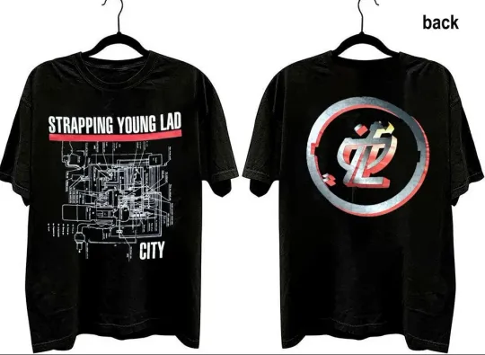 Vintage 1997 Devin Townsend Strapping Lad T-shirt