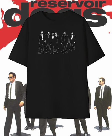 Messi Suarez Alba Busquets De Paul Beckham - Inter Miami Reservoir Dogs Movie Parody Spoof Funny T-Shirt