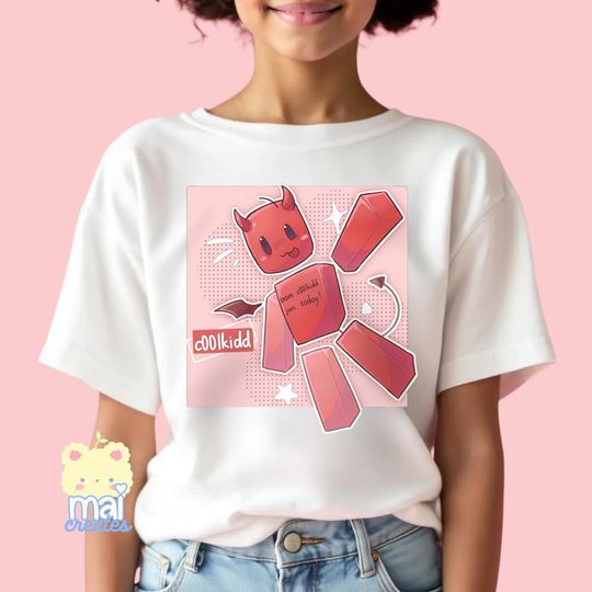 Roblox | Forsaken Coolkid Unisex Youth T-Shirt | Team c00lkid Hacker Video Game Boys Girls Birthday Gift Present |