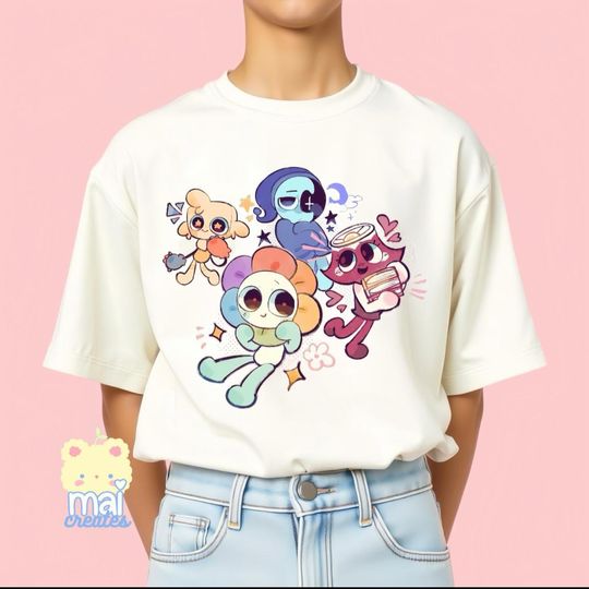 Roblox | Dandys World Unisex Youth Gildan T-Shirt | Gamer Boys Girls Birthday Gift Present | Dandy Astro Goob Shine