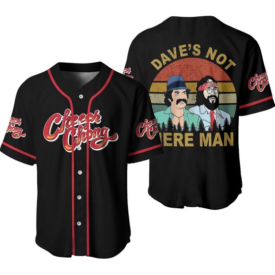 Cheech And Chong Baseball Jersey
