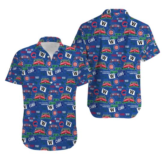 Chicago baseball C.u.b.s hawaiian shirt, City Connect, Wrigley Field shirt, Gift for Fan