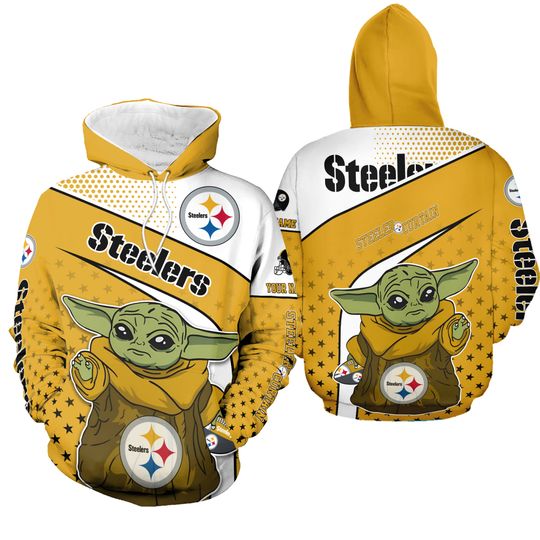 Pittsburghss Team Steelerss 3D Hoodies, Funny Cartoon Characters 3D Hoodie
