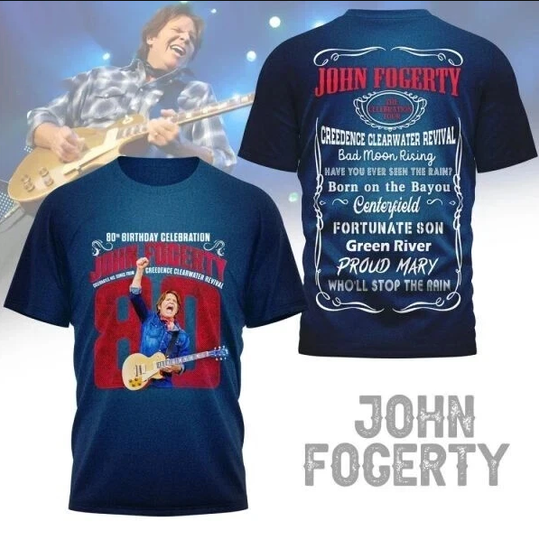 John Fogerty 80th Birthday Celebration 3D T-Shirt
