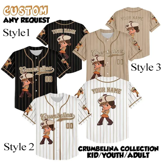 Sugar Rush Racer Crumbelina Jersey, Wreck It Ralph Crumbelina Jersey