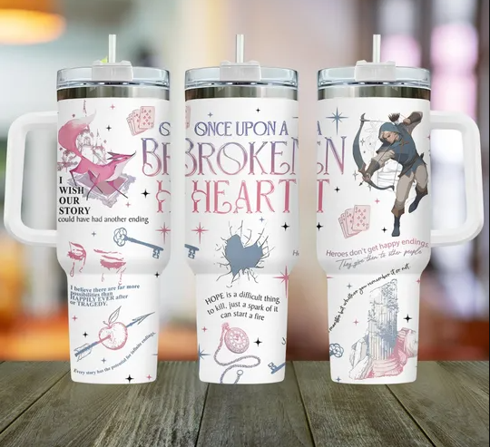 The Archer And The Fox Tumbler, Fantasy Books Tumbler