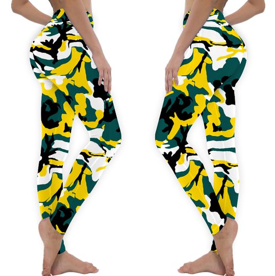 Football Women's Green Bay Packers Camo Print Legging