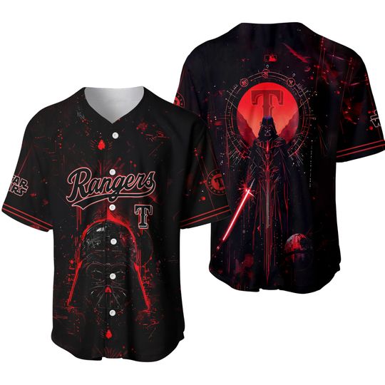 Texas R Star Wars Darth Vader 2025 Baseball Jersey