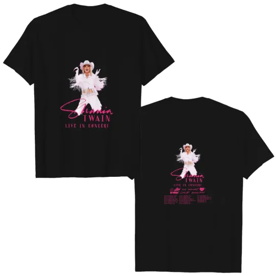 Shania Twain Tour 2025 Shirt Gift for Fans All Size S-4XL