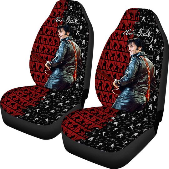 Elvis Seat Covers, Elvis Presley Seat Covers, Elvis Carseat Cover, King Of Rock Seat Protector, Elvis Presley Fan, Elvis Presley Gift