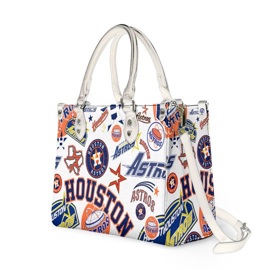 Houston Baseball Team Astross Women Leather Handbag Lovers Gift