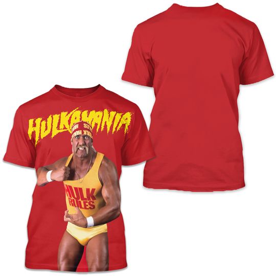 Harajuku Hulk Hogan Men's 3D T-Shirt