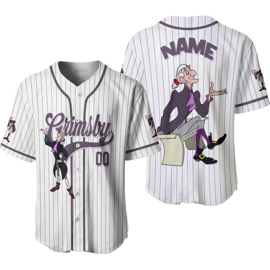 Little Mermaid Grimsby Jersey Shirt, Disney Little Mermaid Baseball Jersey, Grimsby Cosplay, Disney Trip Shirt, Magic Kingdom Shirt, QJ07