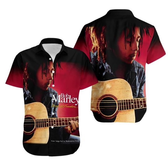 Songs Of Freedom Bob Marley Hawaiian Shirt, Button Down, Music Lovers