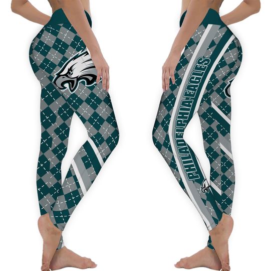 Philadelphias Team Football Leggings Yoga Pants Gifts, Eagle Football Leggings, Game Day Football Leggings