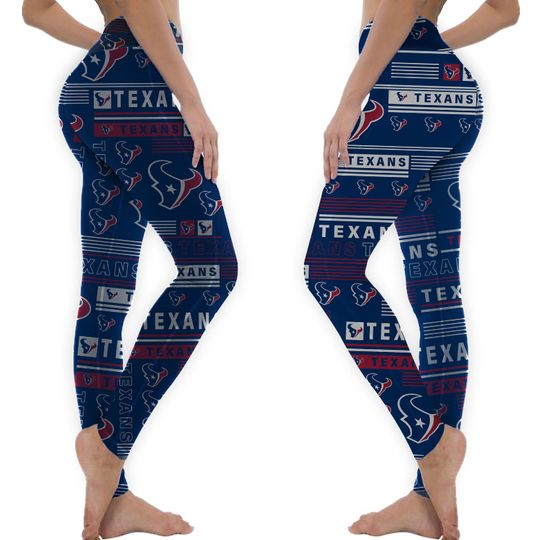 Women's football Houston Texans Team Leggings, Game Day Leggings