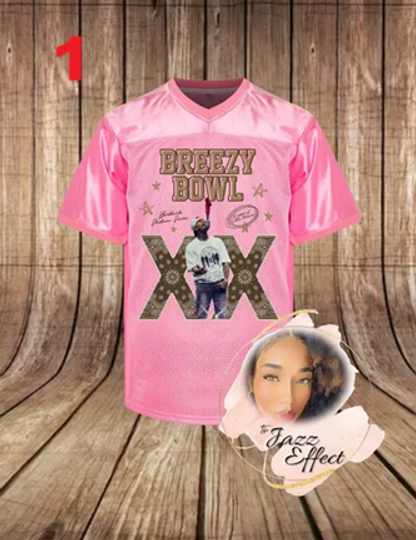 Breezy Bowl Custom Mesh Football Jersey