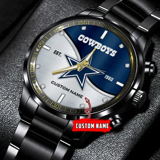 Discover Dallas Team Cowboys Football Stainless Steel Watch