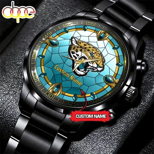 Discover Custom Jacksonvilles Team Jaguarss Stainless Steel Watch