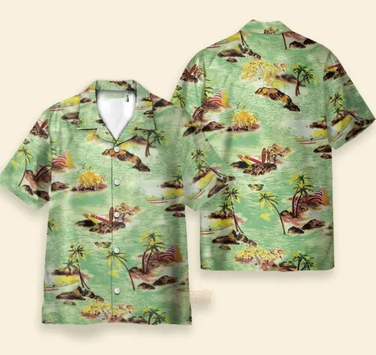 Discover Harry Dean Stanton Hawaiian Shirt, Samuel Brett from Alien Costume Shirt, Gift for Fan