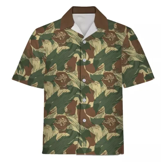 Rhodesian Brushstroke Rhodesian Security Forces 1965 Hawaiian Shirt , Gift for Fan