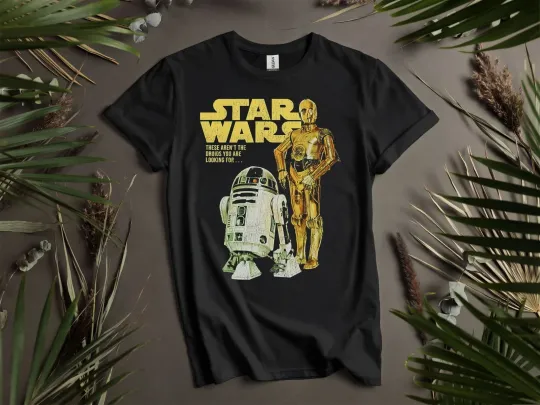 Discover Retro Disney Star Wars Droids R2 T-Shirt Unisex Men Women